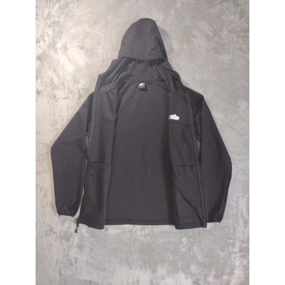 Nike Tech Fleece Hoodie Jacket Mens Large Black Full Zip Sweatshirt Athleisure - Picture 2 of 9